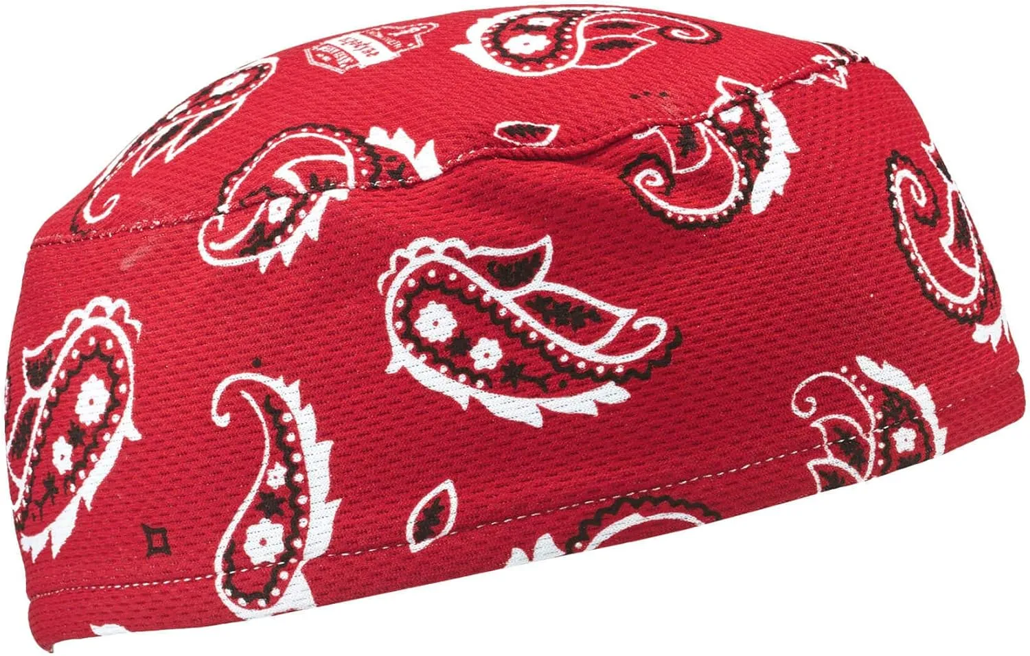 Ergodyne Chill Its 6630 Skull Cap, Lined with Terry Cloth Sweatband, Sweat Wicking, Red Western