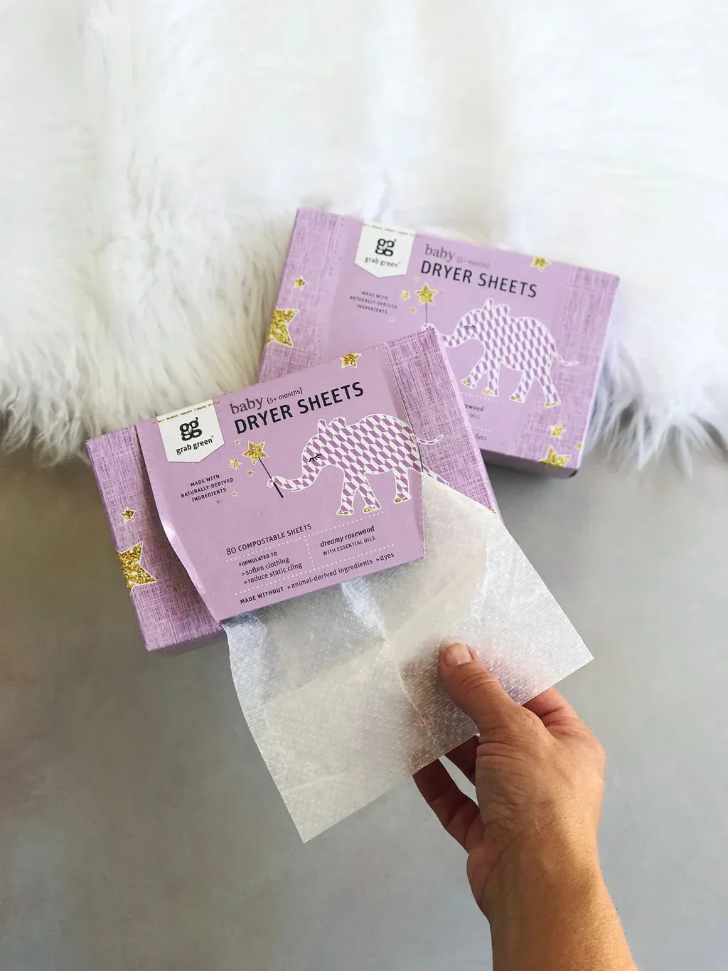 Grab Green Baby Dryer Sheets 5 months  