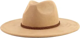 Men and Women Winter Fedora Hat Big Eave Jazz Top Surface Hat Latest Red Jazz Hat