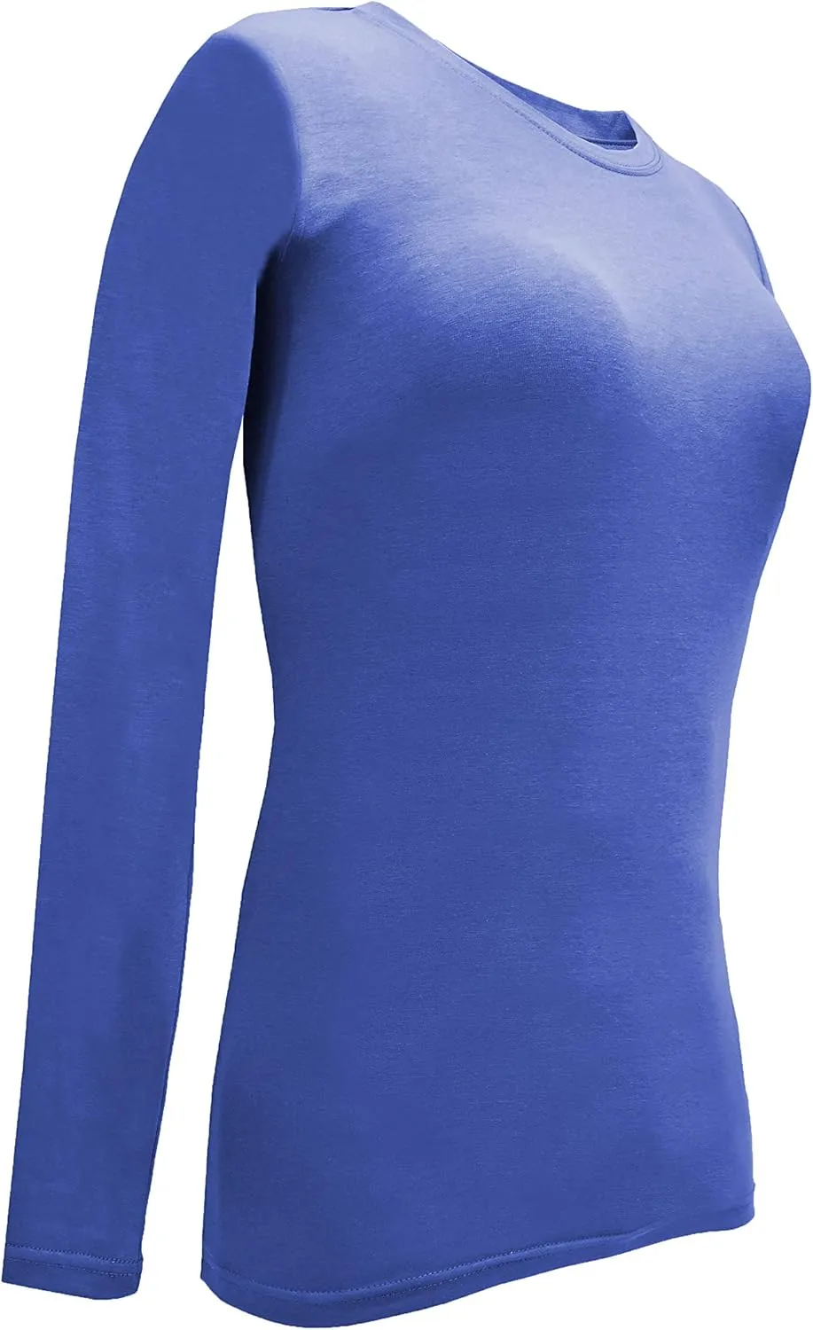 Natural Uniforms Women's Under Scrub Tee Crew Neck Long Sleeve T-Shirt Pack of 2 - Multi Pack of 2