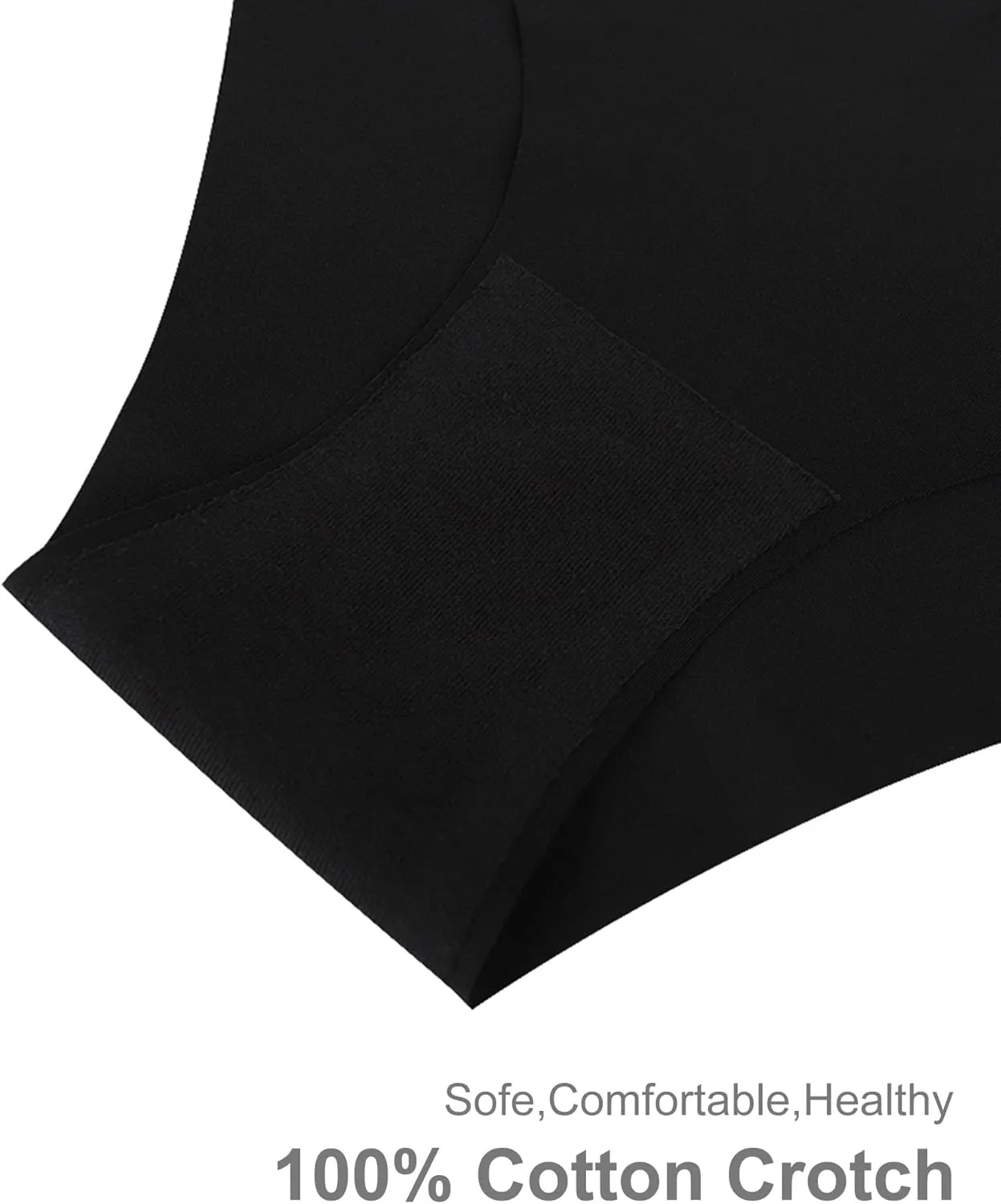 SHARICCA Women Seamless Cheeky Bikini No Show Panties Ladies Invisible Breathable Briefs Soft Stretch Underwear Multi Pack