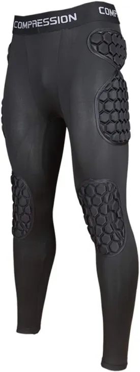 Shinestone Adult Men's Goalkeeper Armor BodyShield Padded Compression Shirt Pants and Short with Sponge Protector