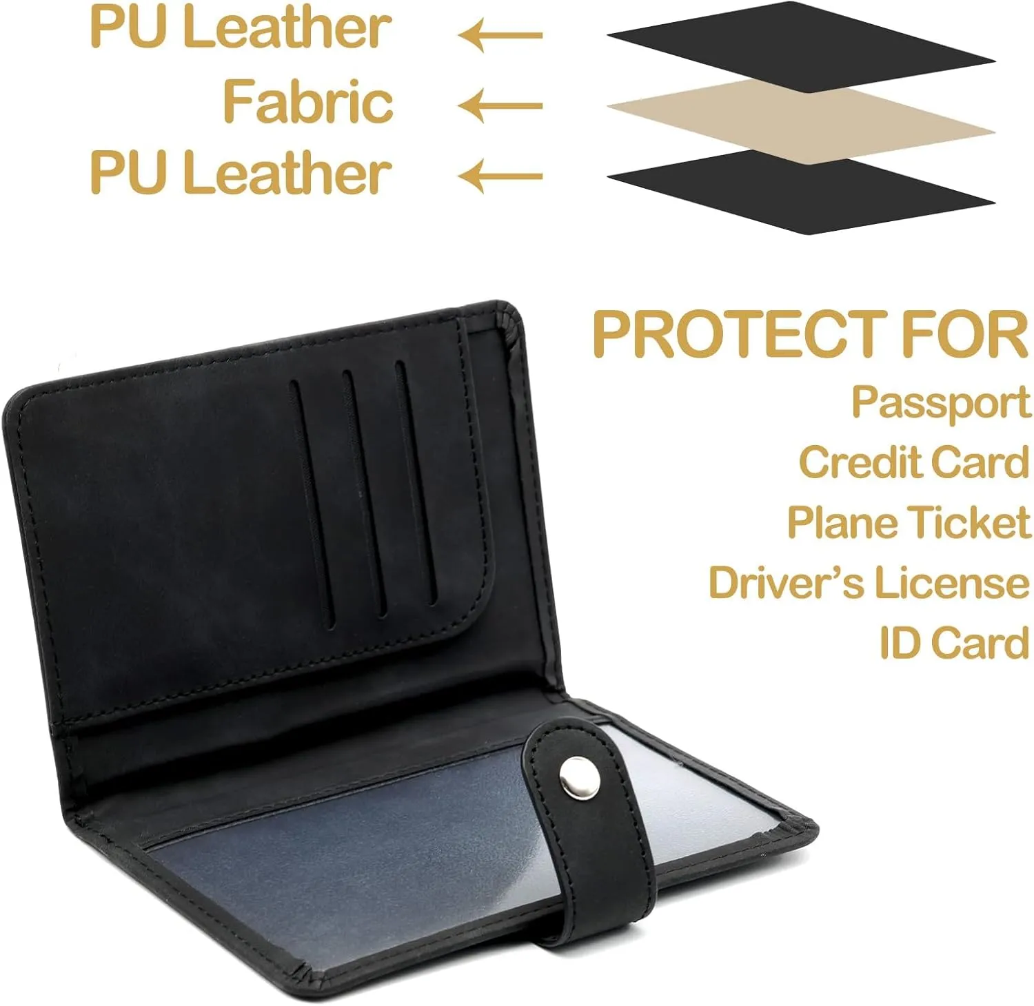Sizobi Leather Passport Holder Covers Case, Passport Holder for Travel Women, International Travel Must Haves Travel Accessories for Women Men, Cruise Ship Essentials, Passport Book Travel Gifts