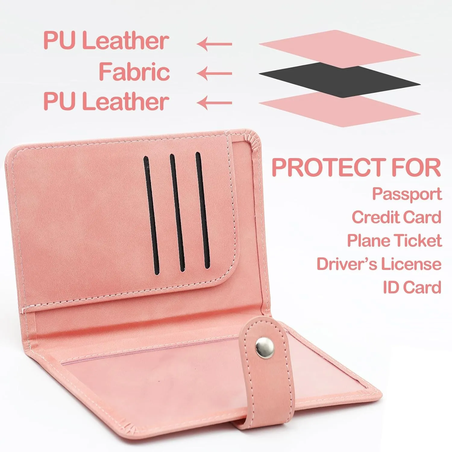 Sizobi Leather Passport Holder Covers Case, Passport Holder for Travel Women, International Travel Must Haves Travel Accessories for Women Men, Cruise Ship Essentials, Passport Book Travel Gifts
