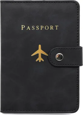 Sizobi Leather Passport Holder Covers Case, Passport Holder for Travel Women, International Travel Must Haves Travel Accessories for Women Men, Cruise Ship Essentials, Passport Book Travel Gifts