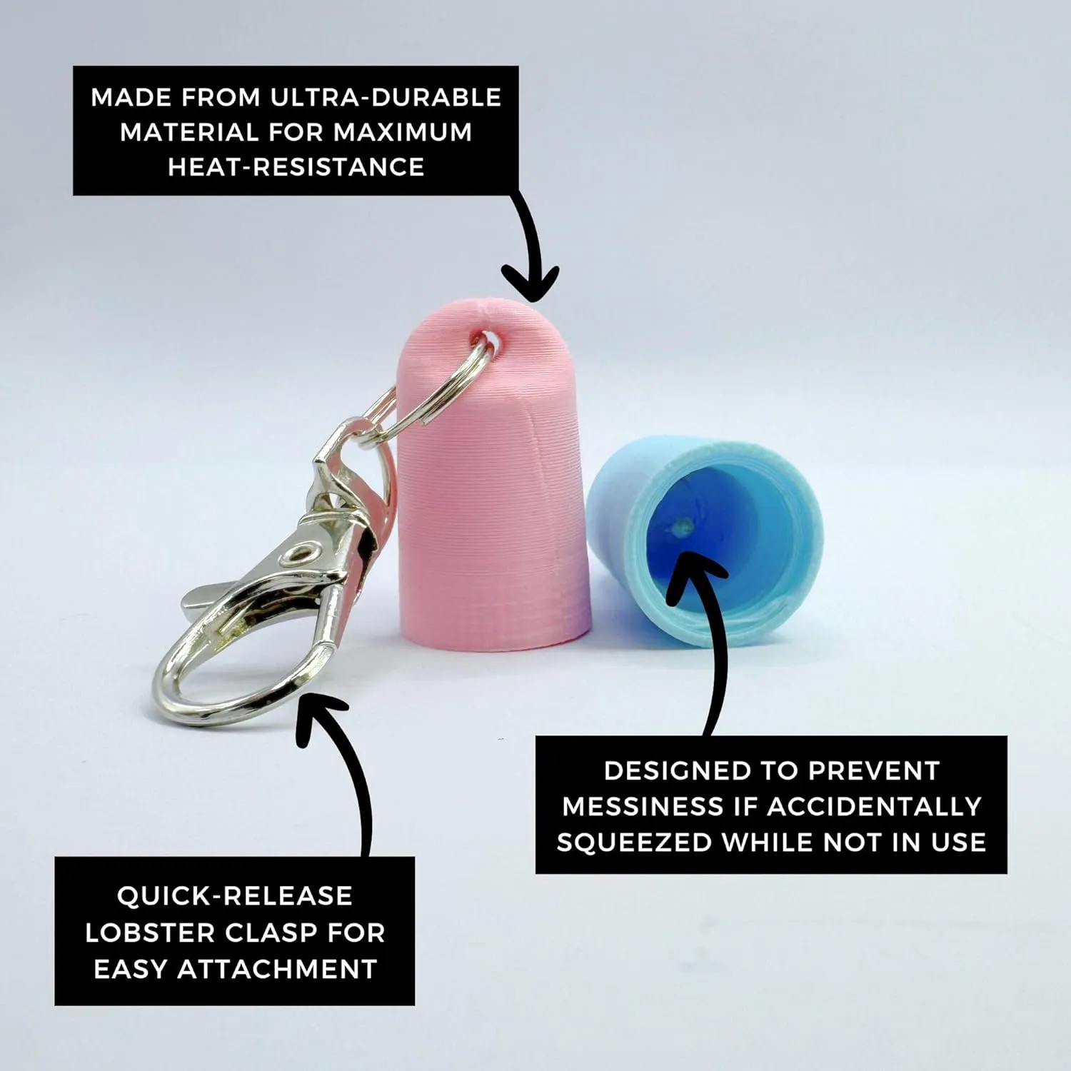 Summer Fridays Lip Balm Keychain Cap Holder